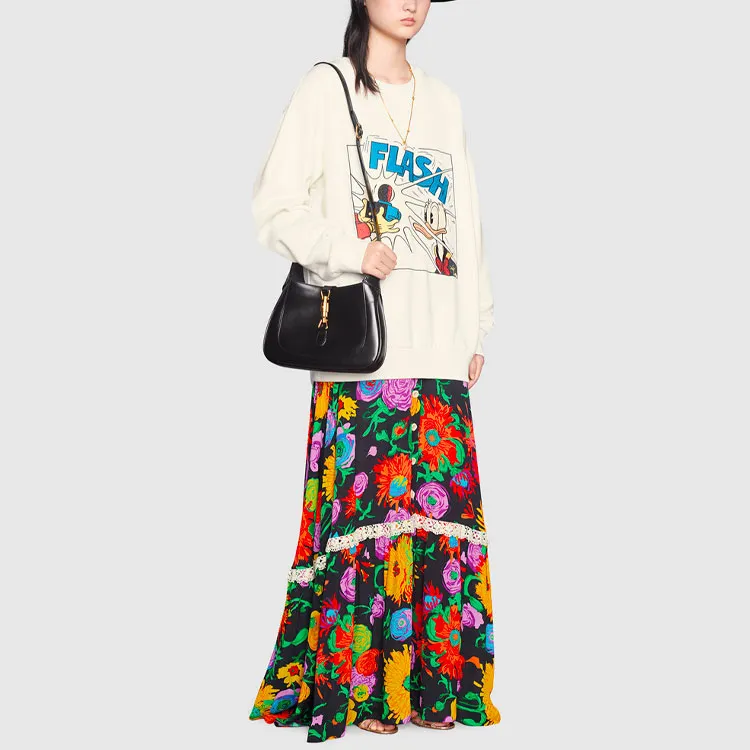 GUCCI X Ken Scott Floral Printed Skirt-2