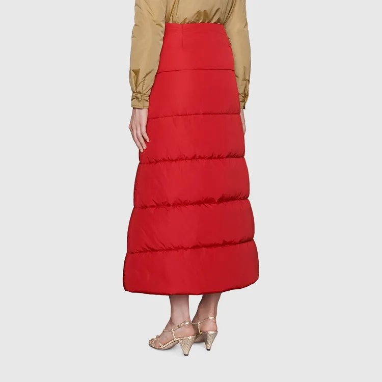 GUCCI x THE NORTH FACE Gucci X The North Face Casual Long Skirts Women's Red-1