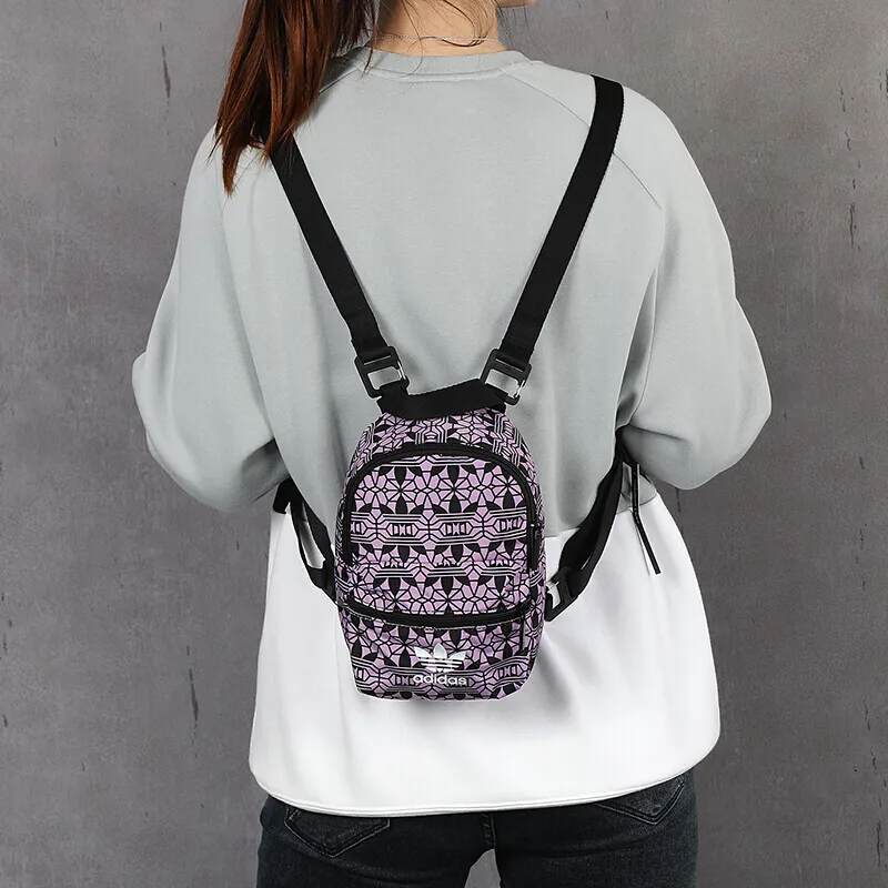 Adidas Originals Polyester Backpack Mini Women's Purple-3