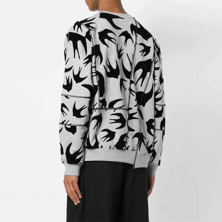 McQ Alexander McQueen Sweatshirts Men Light Gray-3
