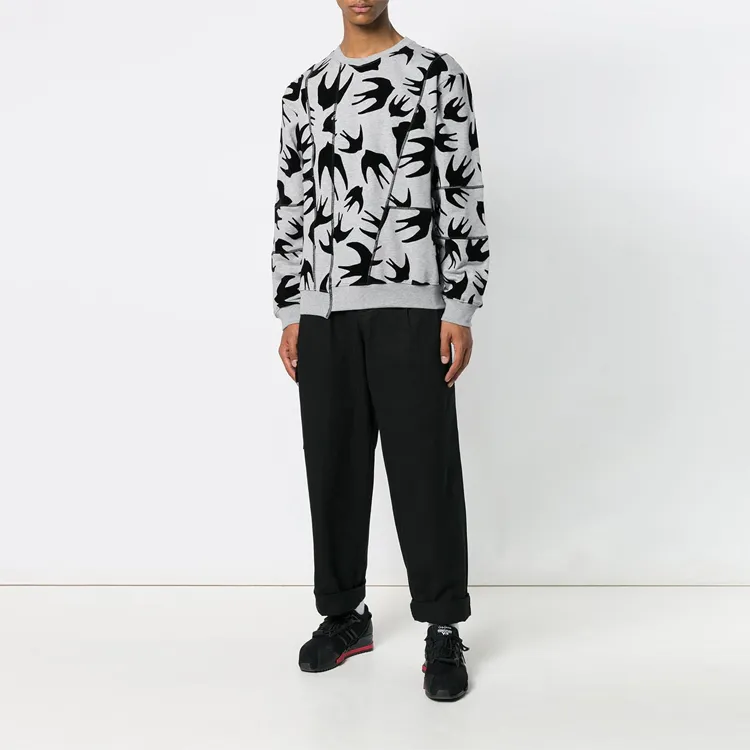 McQ Alexander McQueen Sweatshirts Men Light Gray-4