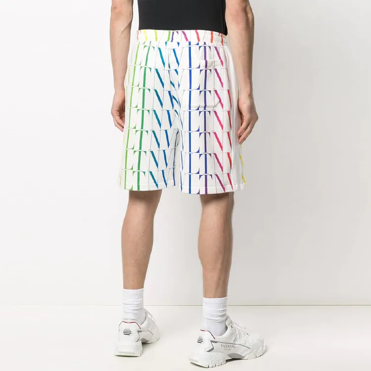 Valentino Casual Shorts Men White-2