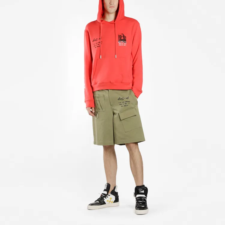 OFF WHITE Monalisa Graphic Print Hoodie-4