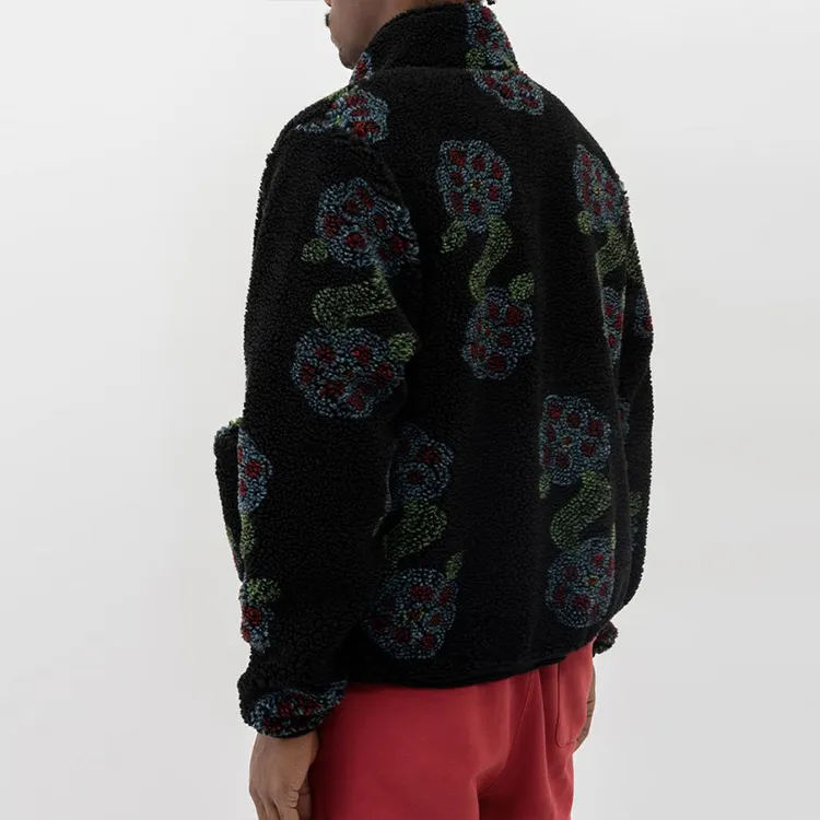Stussy Flor Sherpa Mock Neck-3