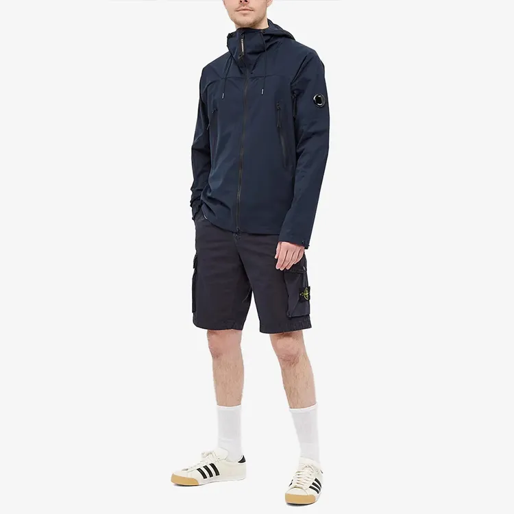 STONE ISLAND SS21 Loose Fit Shorts Men's Navy Blue-1