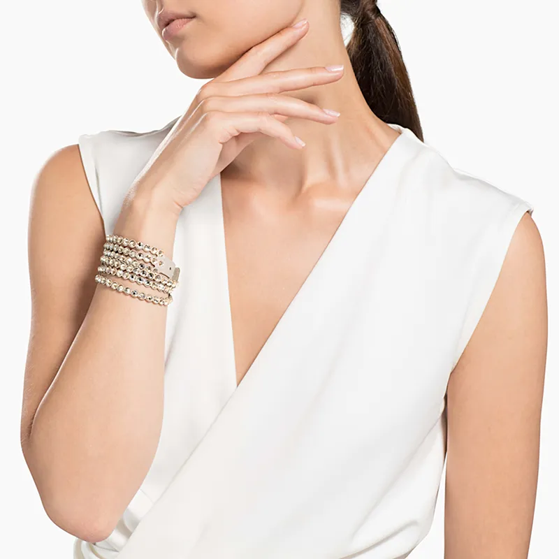 Swarovski Power Collection Wristbands Women's Beige-3