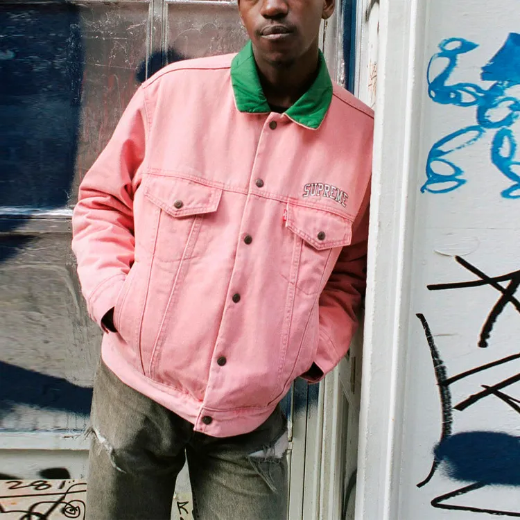 Supreme Levi's Quilted Reversible Trucker Jacket-4