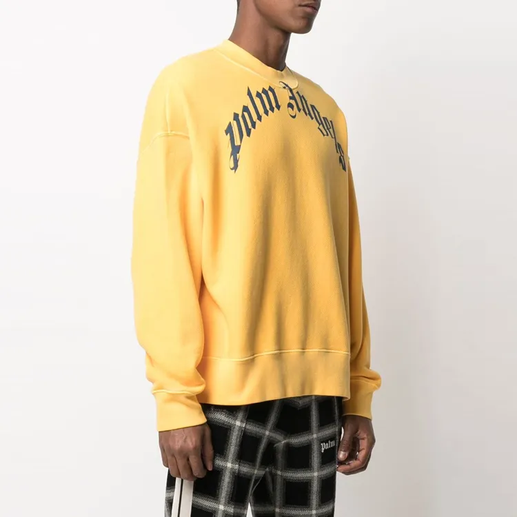 PALM ANGELS Sweatshirts Men Yellow-4