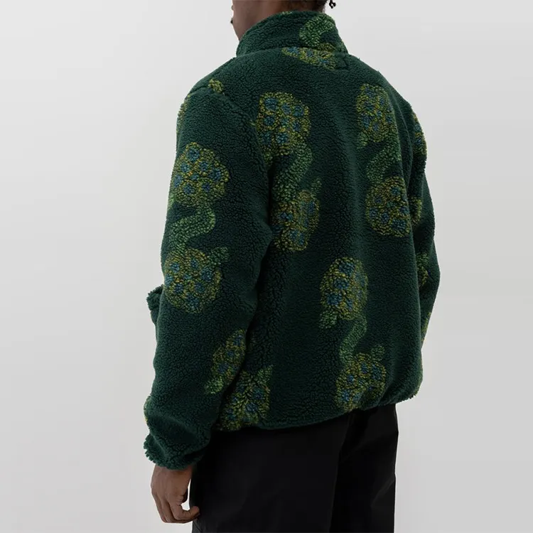 Stussy Flor Sherpa Mock Neck-8