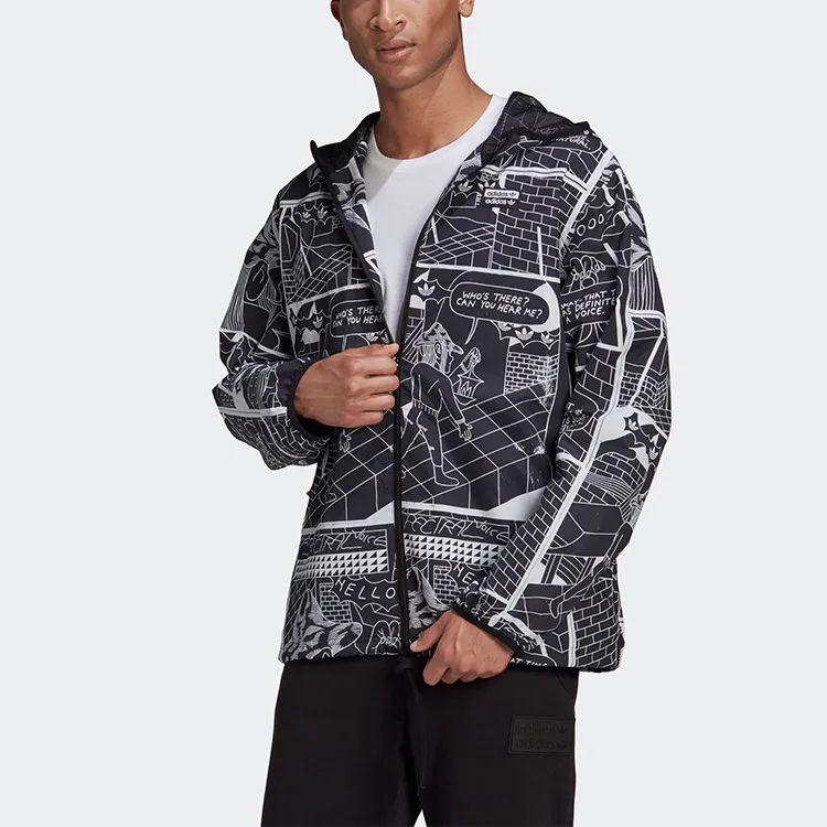 Adidas Originals Jackets Men Black-4