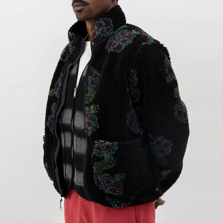 Stussy Flor Sherpa Mock Neck-4