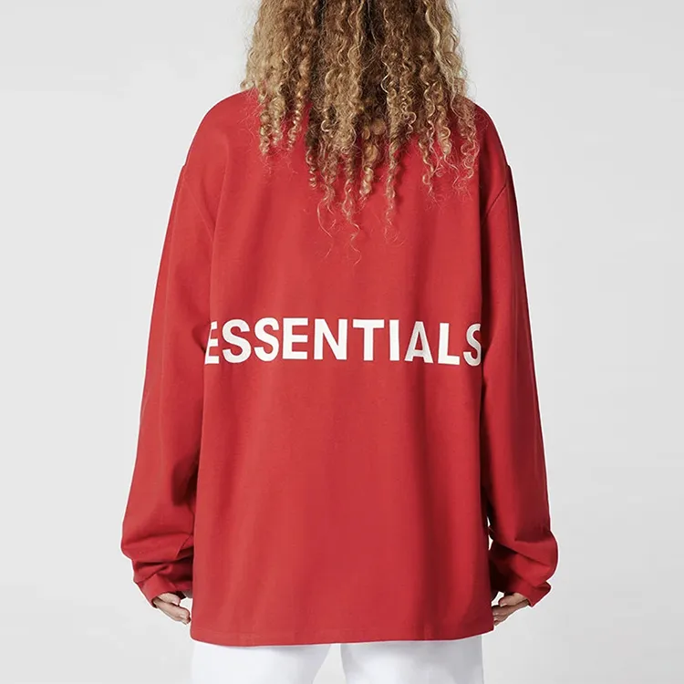 Fear Of God Essentials Boxy Graphic Long Sleeve T Shirt-1