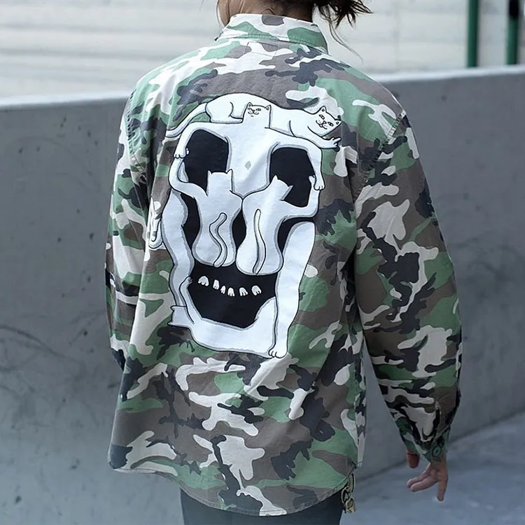 RIPNDIP Loose Fit Jacket Unisex Green-5