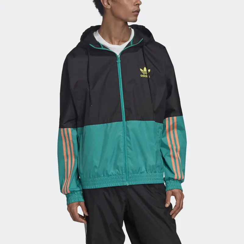 Adidas Originals Jackets Men Black Green Multicolor-2