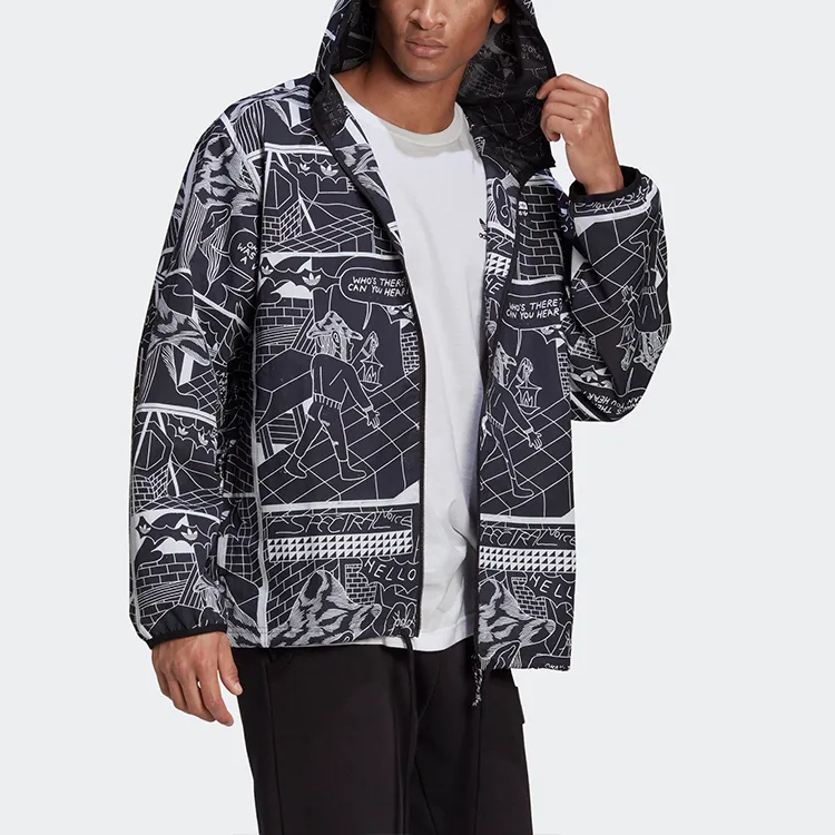 Adidas Originals Jackets Men Black-6
