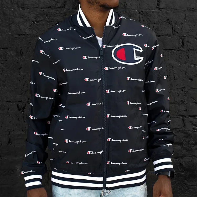 Champion Jacket US Version Unisex Black-2