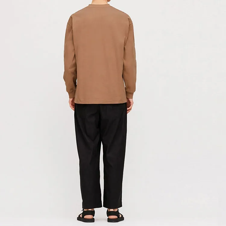 UNIQLO SS20 T Shirt Men's Camel-2