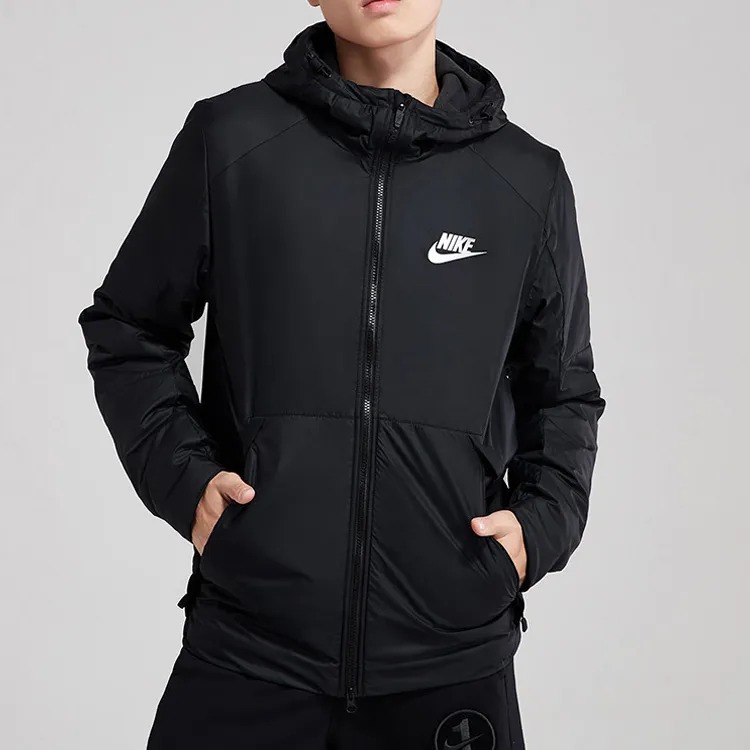 Nike Puffer Jackets Men Black-4