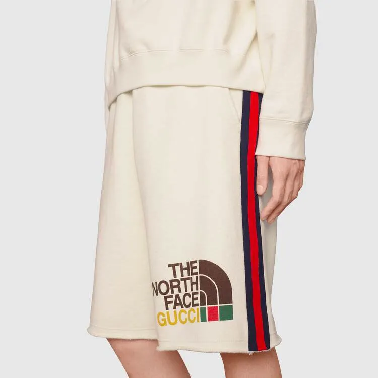 GUCCI X The North Face Web Print Shorts-4