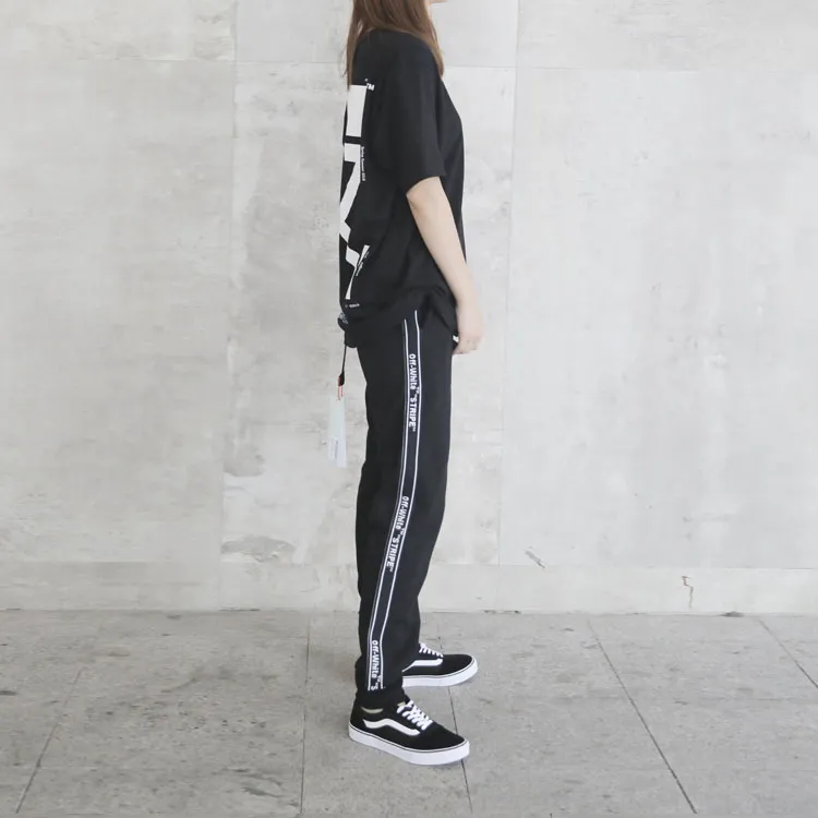 OFF WHITE Sports Pants Men's Black-1