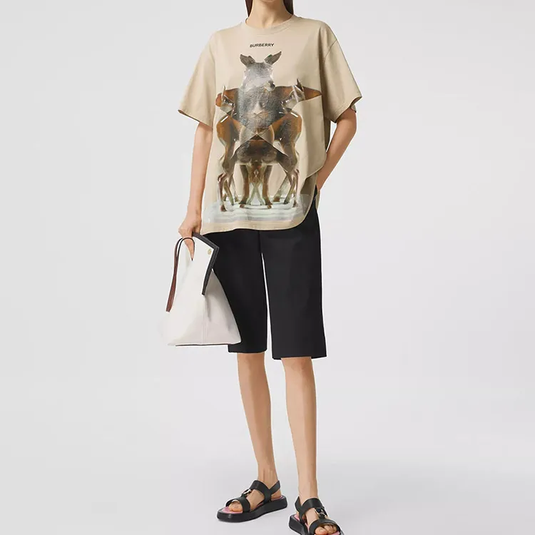 Burberry T Shirts Women's Tawny-1