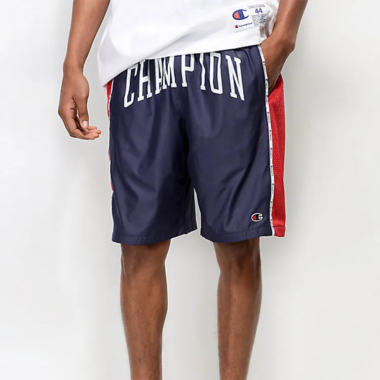 Champion Shorts Unisex Navy Blue Red-2