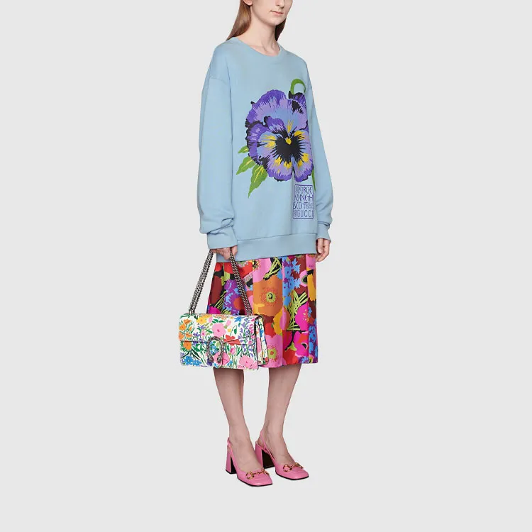 GUCCI Sweatshirts Women's Blue-3
