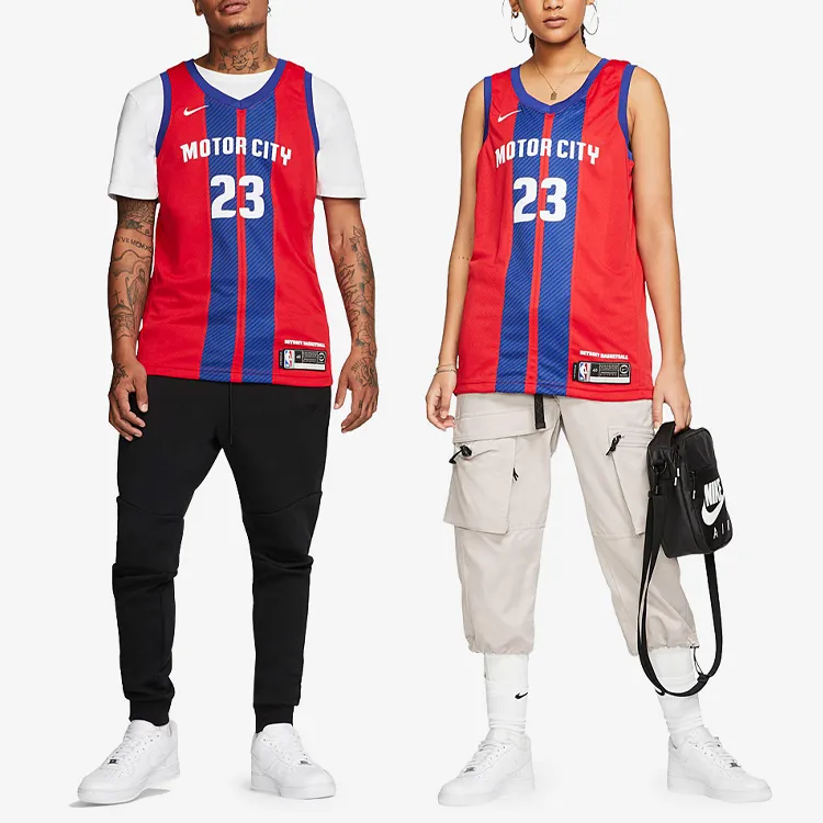 Nike Basketball Jerseys Men Red-2