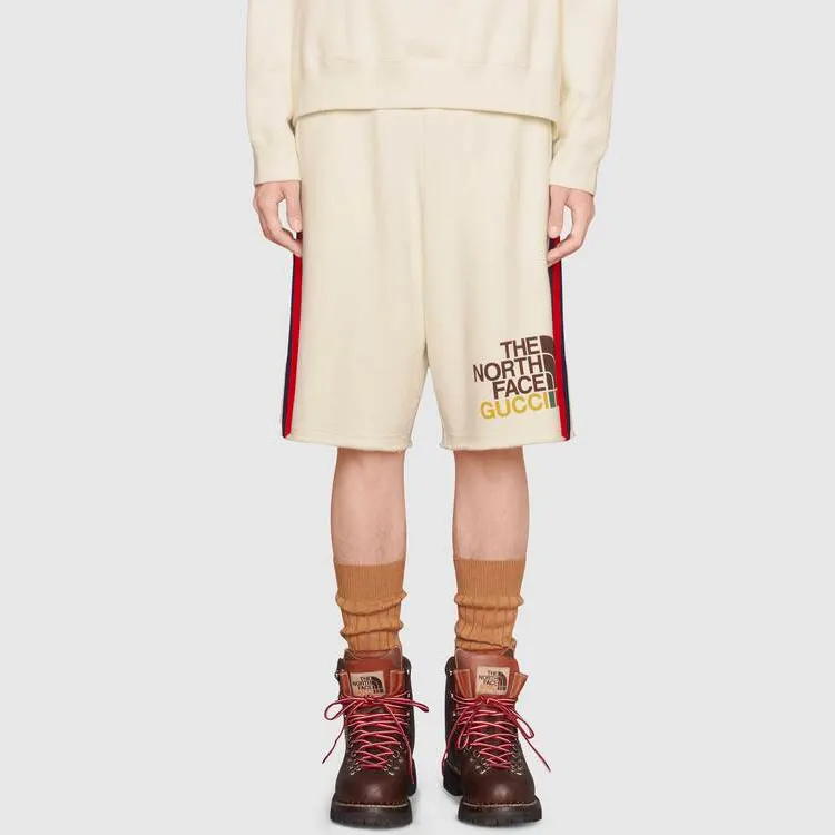 GUCCI X The North Face Web Print Shorts-2