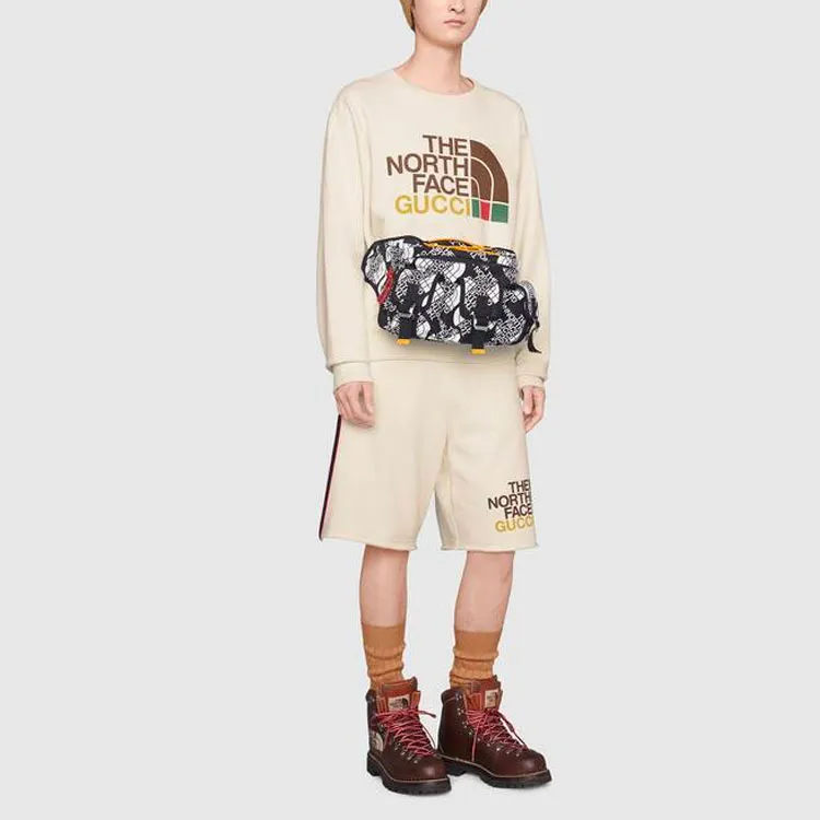 GUCCI X The North Face Web Print Shorts-1