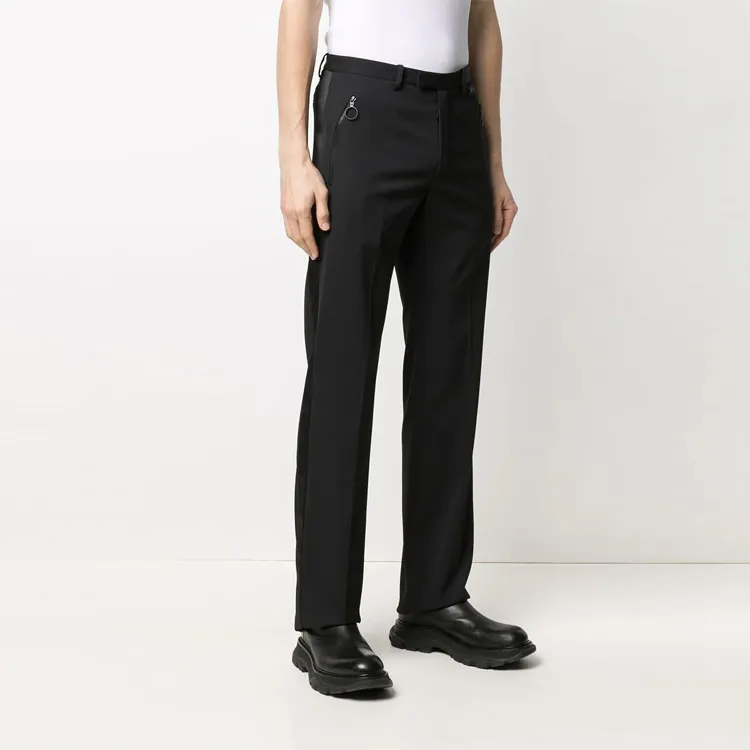 OFF WHITE Side stripe Tuxedo Trousers-2