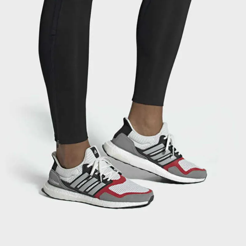 Adidas Ultra Boost S&L White Grey Scarlet-4