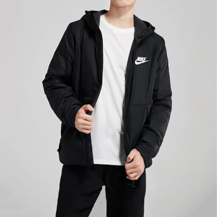 Nike Puffer Jackets Men Black-3