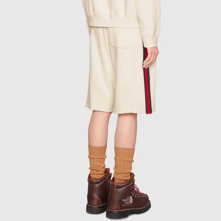 GUCCI X The North Face Web Print Shorts-3