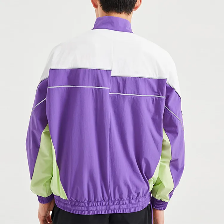 LiNing Sports Fashion Collection Jackets Men White Purple & Color-3