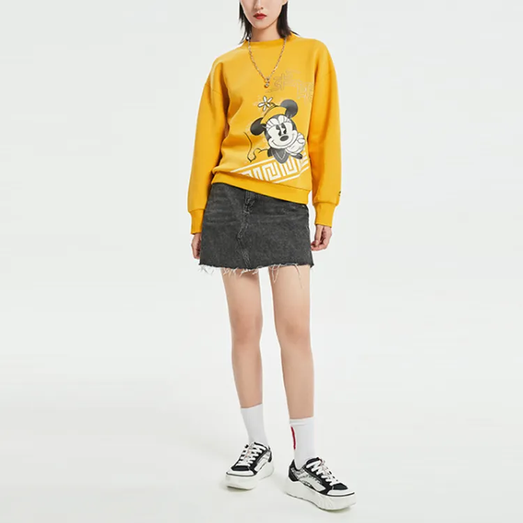 Disney X LINING Disney Sweatshirts Women's Mineral Yellow-2