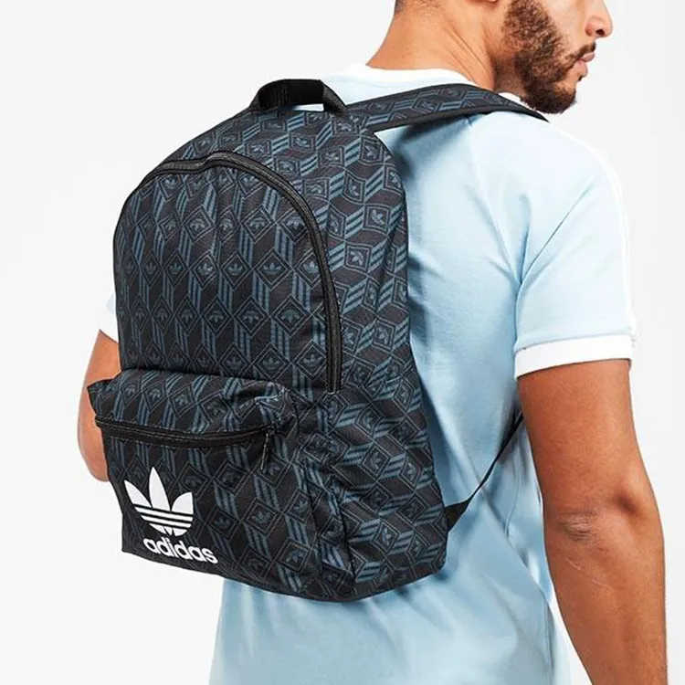 Adidas Originals Polyester Backpack Regular Unisex Blue/Black-4