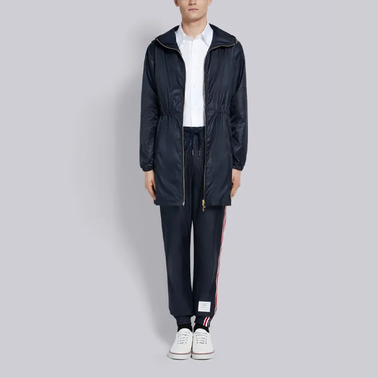 THOM BROWNE Parka Coats Men Blue-1