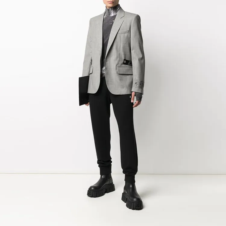 OFF WHITE SS21 Business Suits Men Gray-1