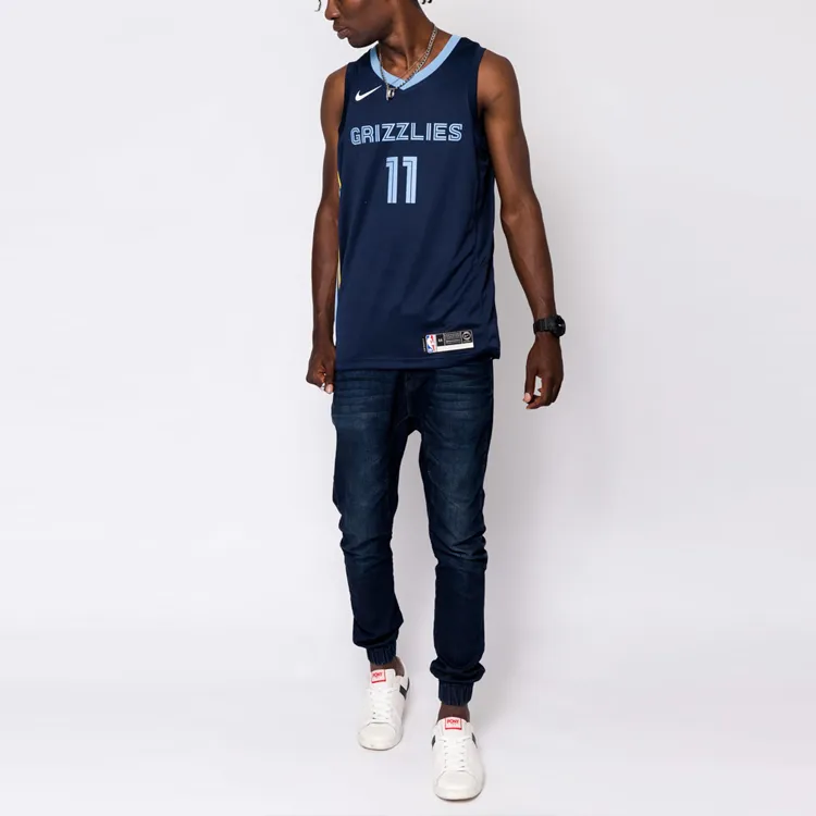 Nike Basketball Jerseys Men's Marine Blue-2
