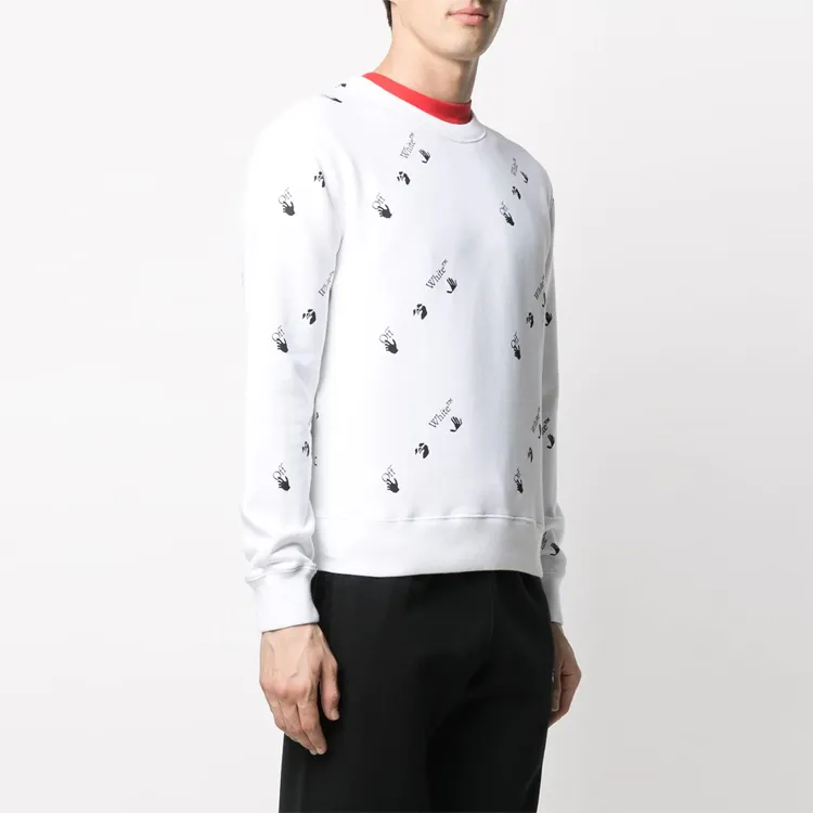 OFF-WHITE Slim Allover Crewneck -2