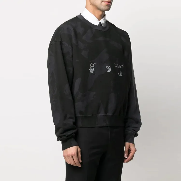 OFF WHITE SS21 Sweatshirts Men Black-2