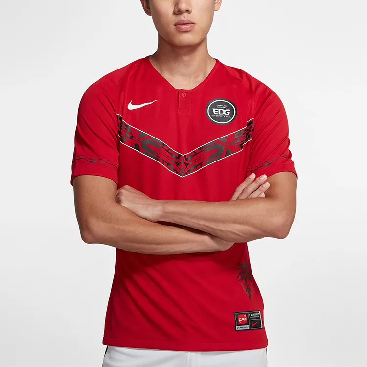 Nike x Lpl T Shirt Men's Gym Red-2