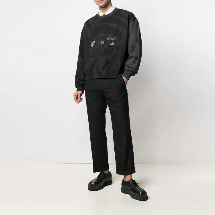 OFF WHITE SS21 Sweatshirts Men Black-1