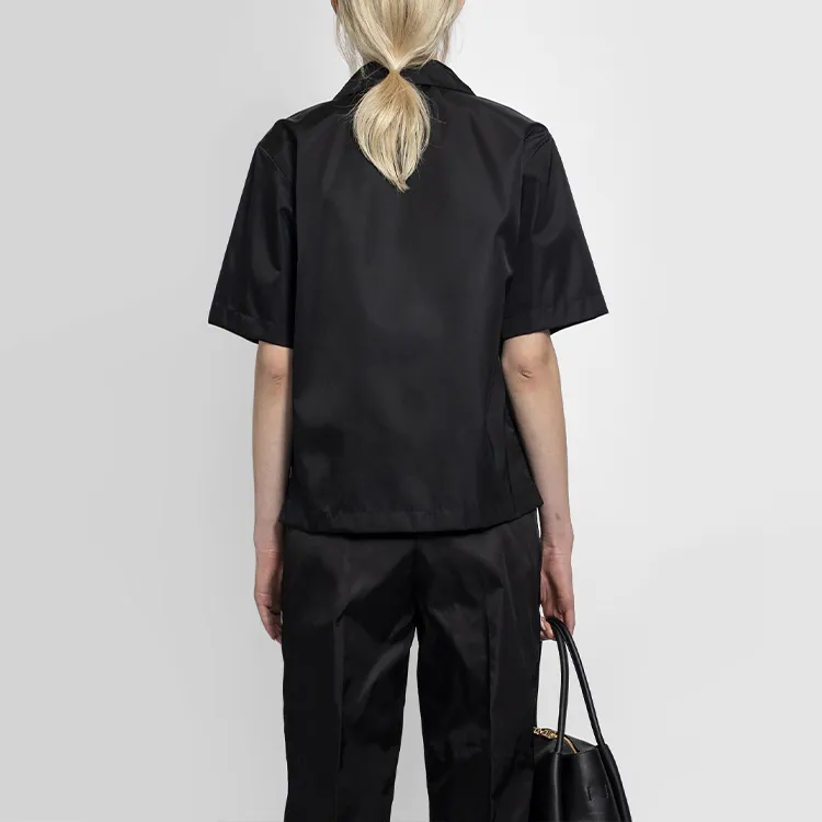 PRADA Re Nylon SS21 Shirt Women's Black-2
