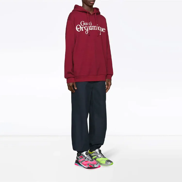 GUCCI Sweatshirts Men Burgundy-3