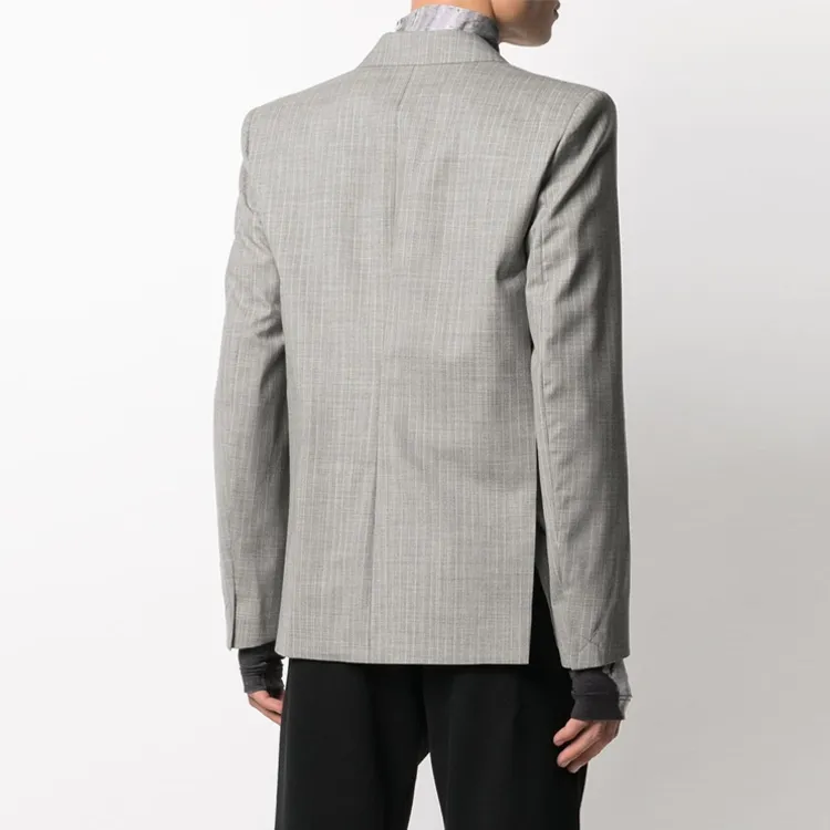 OFF WHITE SS21 Business Suits Men Gray-3