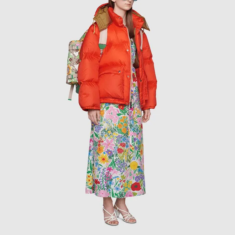 GUCCI X The North Face Nylon Jacket Red-1