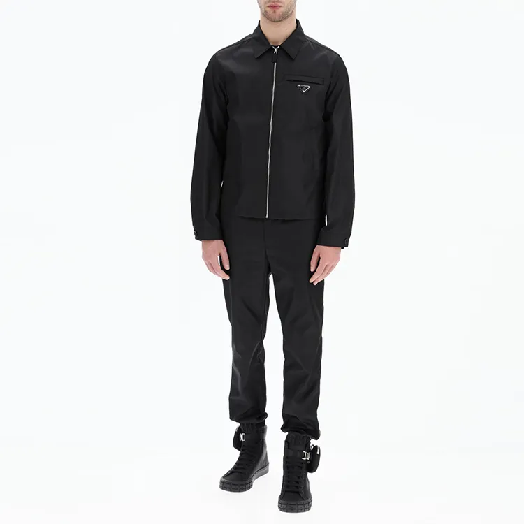 PRADA Logo Patch Blouson Jacket-1