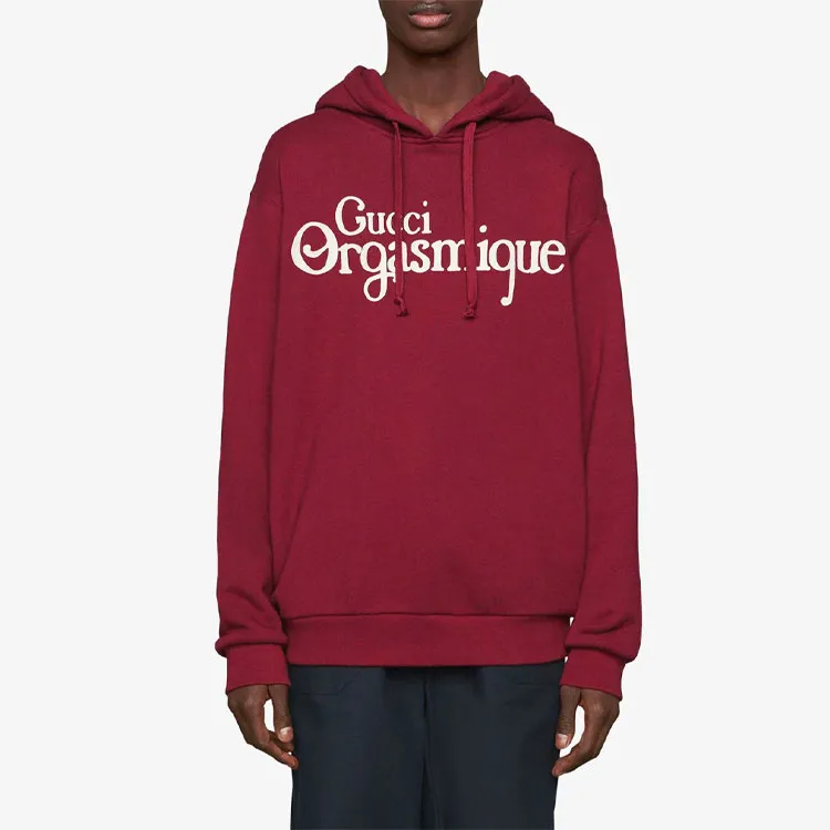 GUCCI Sweatshirts Men Burgundy-1